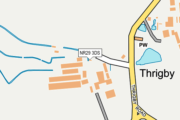 NR29 3DS map - OS OpenMap – Local (Ordnance Survey)