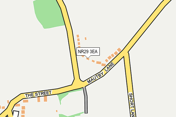 NR29 3EA map - OS OpenMap – Local (Ordnance Survey)