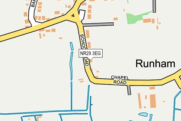 NR29 3EG map - OS OpenMap – Local (Ordnance Survey)
