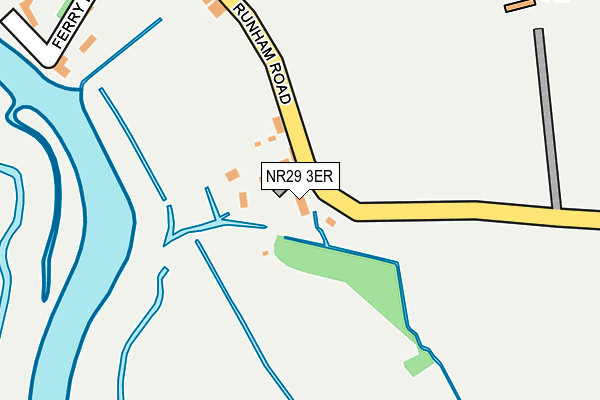 NR29 3ER map - OS OpenMap – Local (Ordnance Survey)