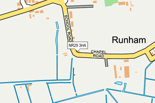 NR29 3HA map - OS OpenMap – Local (Ordnance Survey)