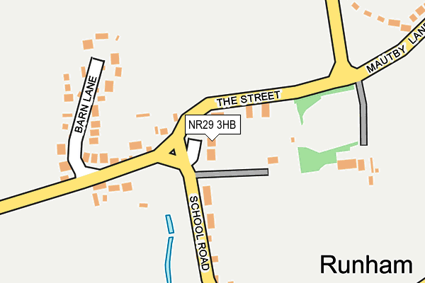 NR29 3HB map - OS OpenMap – Local (Ordnance Survey)