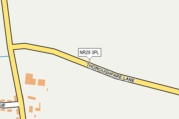 NR29 3PL map - OS OpenMap – Local (Ordnance Survey)