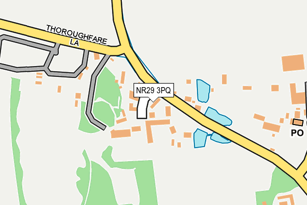 NR29 3PQ map - OS OpenMap – Local (Ordnance Survey)