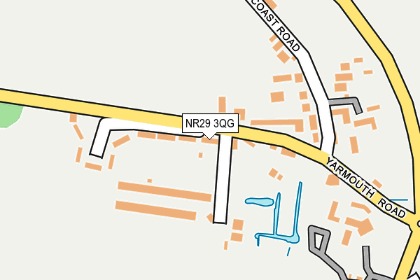 NR29 3QG map - OS OpenMap – Local (Ordnance Survey)