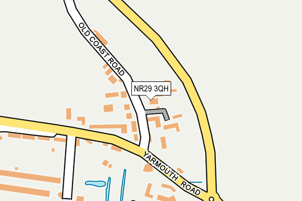 NR29 3QH map - OS OpenMap – Local (Ordnance Survey)
