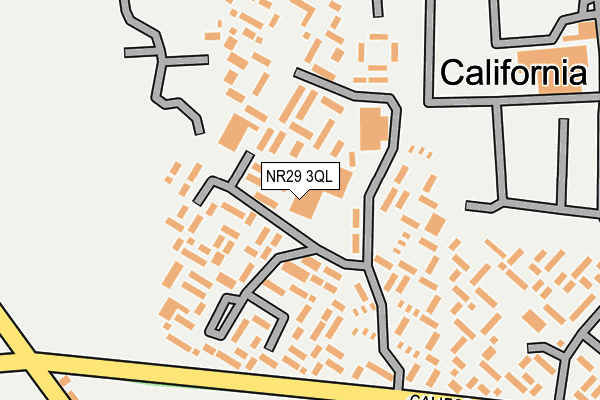NR29 3QL map - OS OpenMap – Local (Ordnance Survey)