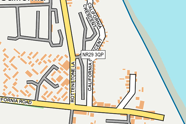 NR29 3QP map - OS OpenMap – Local (Ordnance Survey)