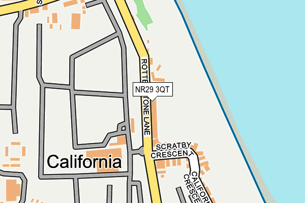 NR29 3QT map - OS OpenMap – Local (Ordnance Survey)