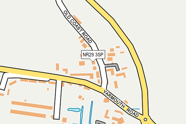 NR29 3SP map - OS OpenMap – Local (Ordnance Survey)