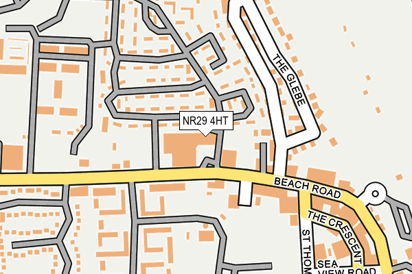 NR29 4HT map - OS OpenMap – Local (Ordnance Survey)