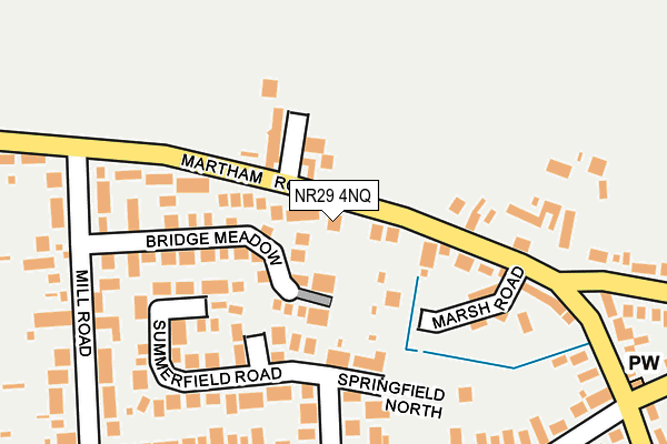 NR29 4NQ map - OS OpenMap – Local (Ordnance Survey)