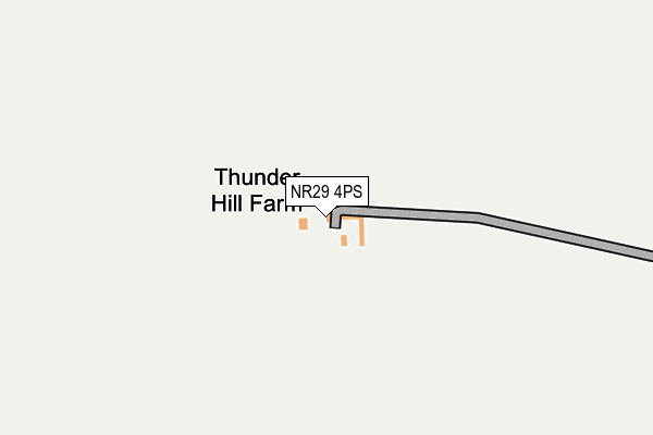 NR29 4PS map - OS OpenMap – Local (Ordnance Survey)