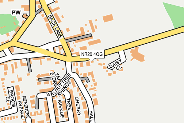 NR29 4QG map - OS OpenMap – Local (Ordnance Survey)