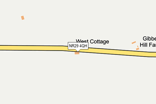 NR29 4QH map - OS OpenMap – Local (Ordnance Survey)