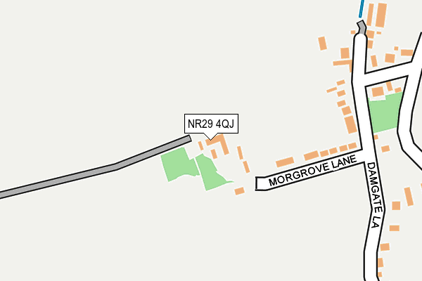 NR29 4QJ map - OS OpenMap – Local (Ordnance Survey)