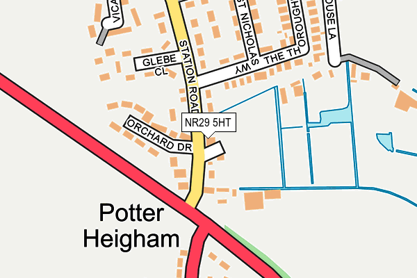 NR29 5HT map - OS OpenMap – Local (Ordnance Survey)