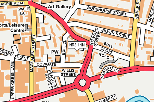 NR3 1NN map - OS OpenMap – Local (Ordnance Survey)