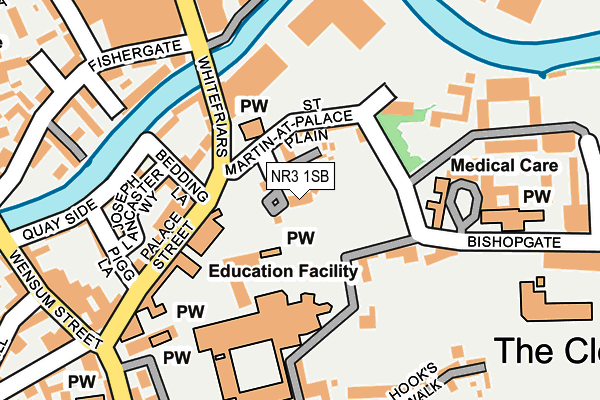 NR3 1SB map - OS OpenMap – Local (Ordnance Survey)