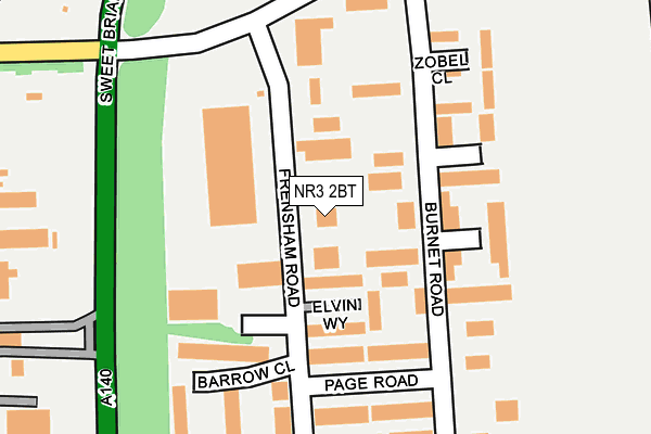 Map of NORWICH DANCE WEAR LIMITED at local scale