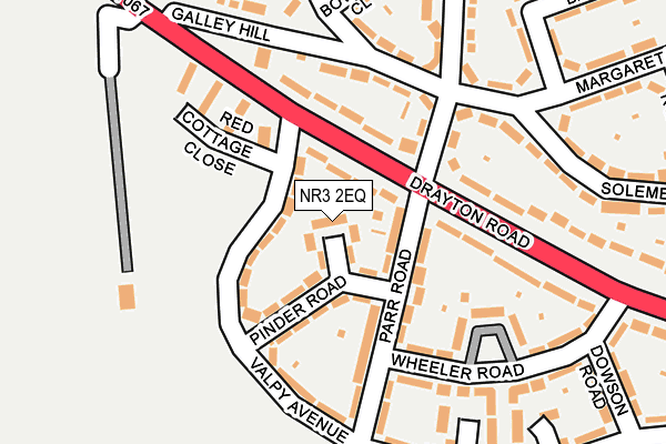 NR3 2EQ map - OS OpenMap – Local (Ordnance Survey)