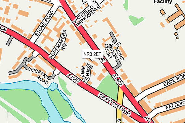 NR3 2ET map - OS OpenMap – Local (Ordnance Survey)