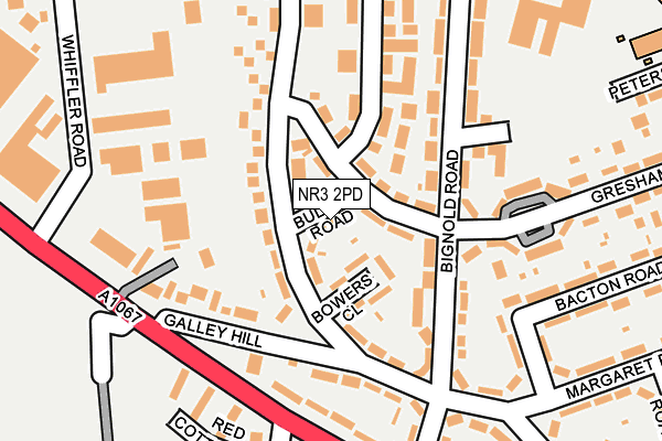 NR3 2PD map - OS OpenMap – Local (Ordnance Survey)