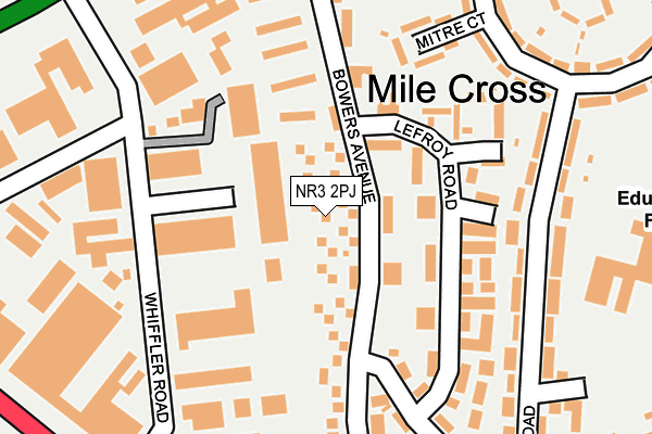 NR3 2PJ map - OS OpenMap – Local (Ordnance Survey)