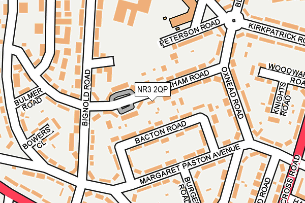 NR3 2QP map - OS OpenMap – Local (Ordnance Survey)