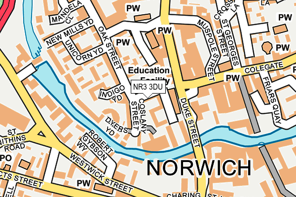 NR3 3DU map - OS OpenMap – Local (Ordnance Survey)
