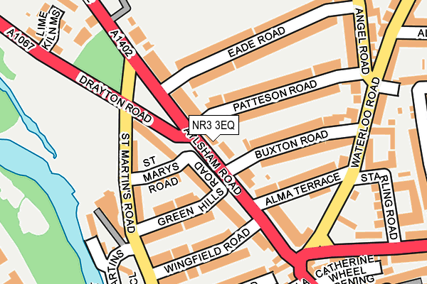 NR3 3EQ map - OS OpenMap – Local (Ordnance Survey)