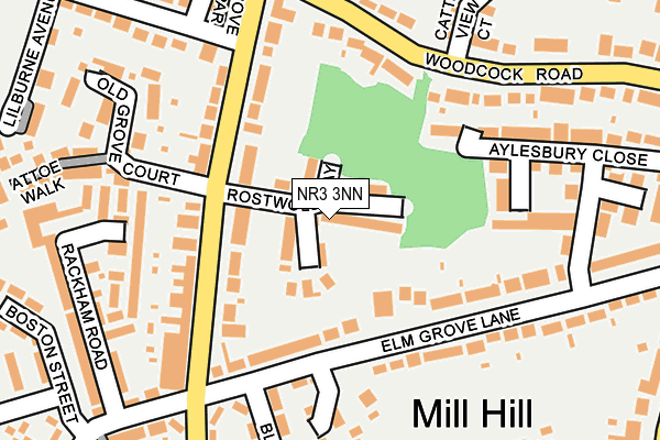 NR3 3NN map - OS OpenMap – Local (Ordnance Survey)