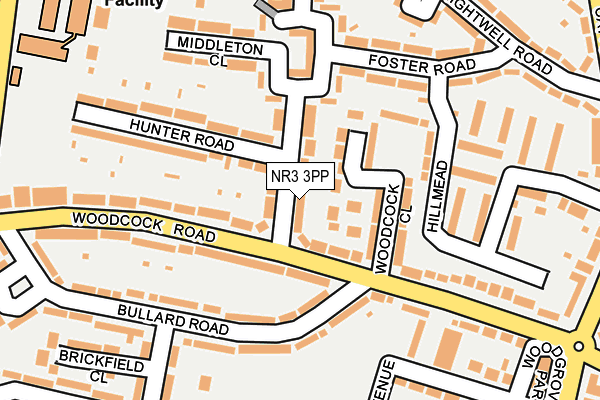 NR3 3PP map - OS OpenMap – Local (Ordnance Survey)