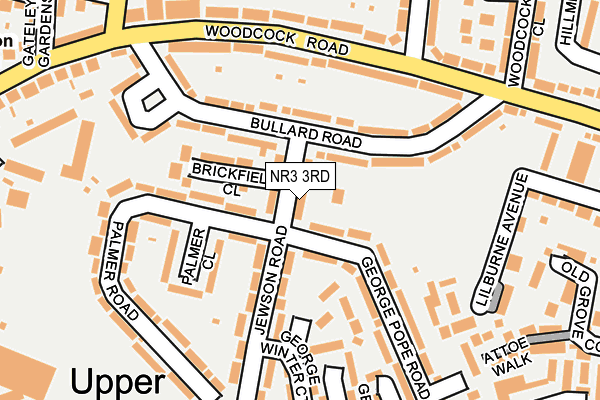 NR3 3RD map - OS OpenMap – Local (Ordnance Survey)