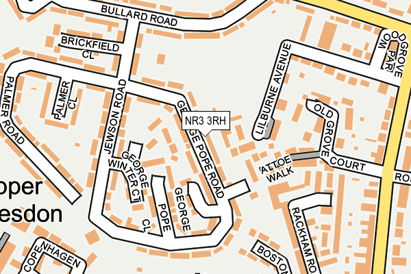 NR3 3RH map - OS OpenMap – Local (Ordnance Survey)
