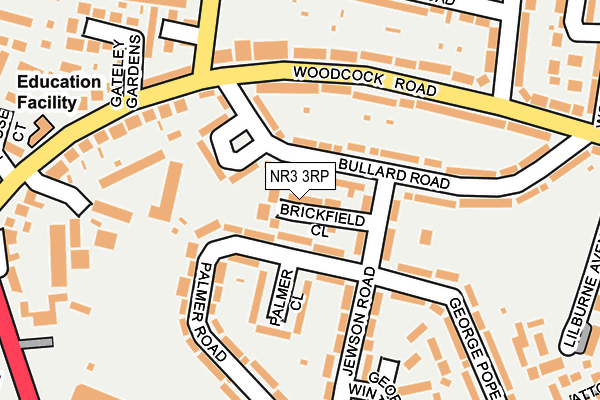 NR3 3RP map - OS OpenMap – Local (Ordnance Survey)