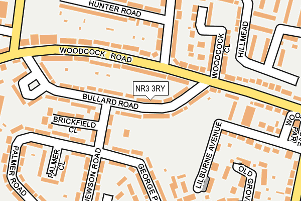 NR3 3RY map - OS OpenMap – Local (Ordnance Survey)