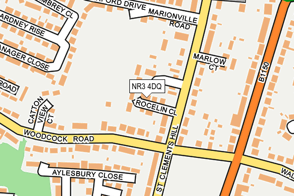 NR3 4DQ map - OS OpenMap – Local (Ordnance Survey)