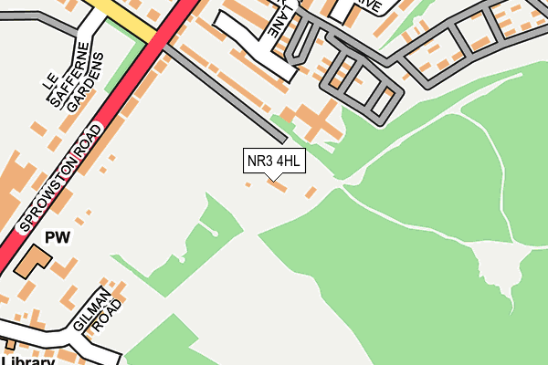 NR3 4HL map - OS OpenMap – Local (Ordnance Survey)