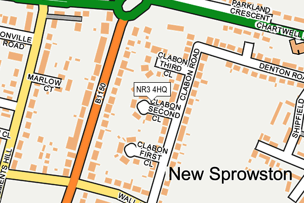NR3 4HQ map - OS OpenMap – Local (Ordnance Survey)
