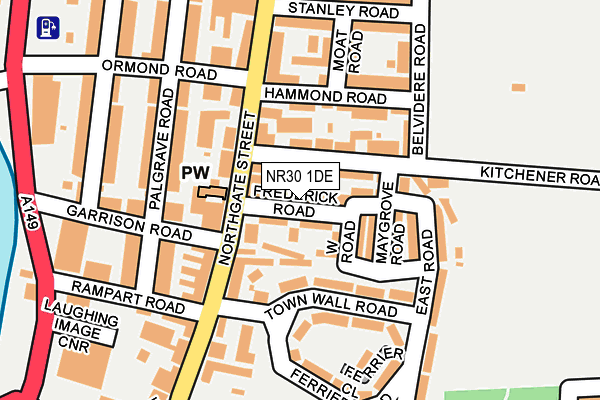 NR30 1DE map - OS OpenMap – Local (Ordnance Survey)