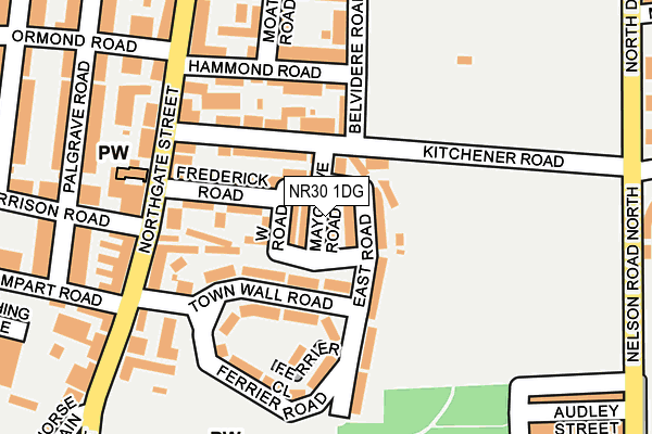 NR30 1DG map - OS OpenMap – Local (Ordnance Survey)