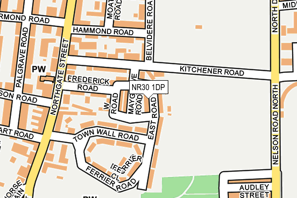 NR30 1DP map - OS OpenMap – Local (Ordnance Survey)