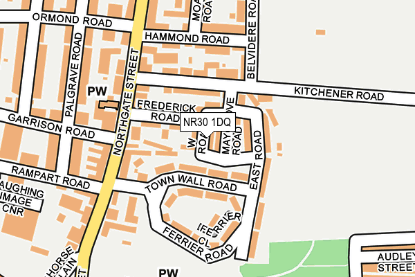 NR30 1DQ map - OS OpenMap – Local (Ordnance Survey)
