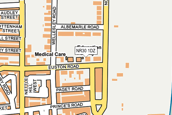NR30 1DZ map - OS OpenMap – Local (Ordnance Survey)