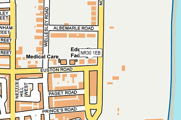 NR30 1EB map - OS OpenMap – Local (Ordnance Survey)