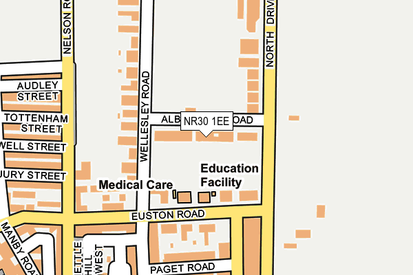 NR30 1EE map - OS OpenMap – Local (Ordnance Survey)