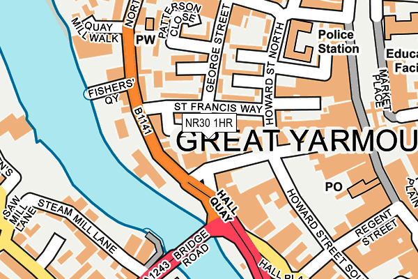 Map of WHATSON GRATIAN LTD at local scale