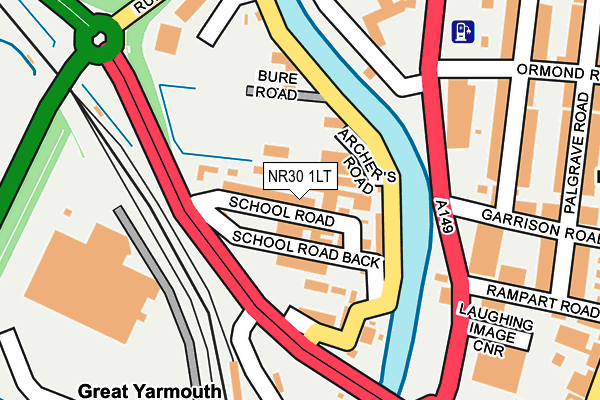 NR30 1LT map - OS OpenMap – Local (Ordnance Survey)