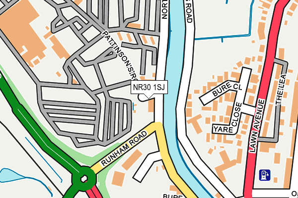 NR30 1SJ map - OS OpenMap – Local (Ordnance Survey)